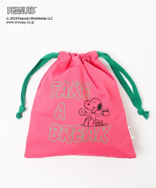 LEPSIM（レプシィム）の「【PEANUTS】巾着3Pセット　992204（ポーチ・レディース・ピンク/オレンジ/ブルー・ONE SIZE）」の7枚目の写真