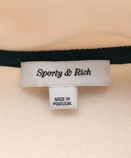SPORTY&RICH（スポーティアンドリッチ）の「【SPORTY&RICH / スポーティアンドリッチ】BUTTONED POLAR SWEATSHIRT（スウェット・メンズ・アイボリー・MEDIUM/SMALL）」の12枚目の写真