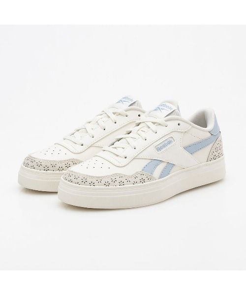 Reebok(リーボック)の「コートアドバンス ボールド / COURT ADVANCE BOLD(スニーカー・レディース・スモークピンク/オフホワイト/ホワイト×ピンク/ホワイト/ホワイト系その他・22.5cm/23.0cm/23.5cm/24.5cm/24.0cm/25.0cm/25.5cm/26.0cm)」の9枚目の写真