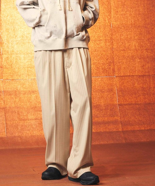 UNISEX》【LIMITED EDITION】Three-Tuck Wide Pants/スリータック