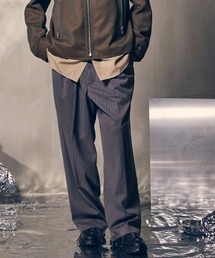 《UNISEX》【LIMITED EDITION】Three-Tuck Wide Pants/スリータックワイドパンツ【MAISON SPECIAL/メゾンスペシャル】■セットアップ対応■
