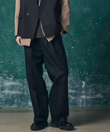 《UNISEX》【LIMITED EDITION】Three-Tuck Wide Pants/スリータックワイドパンツ【MAISON SPECIAL/メゾンスペシャル】■セットアップ対応■