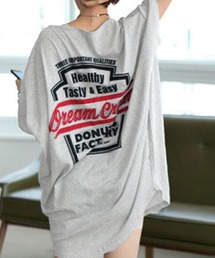 チュニックロンT 半袖 ロングｔシャツ夏