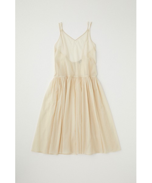 M_（エムアンダーバー）の「フッ素フリーの撥水加工が嬉しい リサイクルナイロン使用　エアーシアーキャミドレス（ワンピース・レディース・ブラック/アイボリー/ライトピンク・FREE）」の20枚目の写真