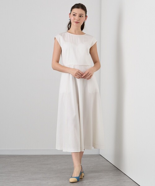 ANAYI デニムライクフレア ワンピース ANAYI（アナイ）の「デニムライクフレア ワンピース（ワンピース