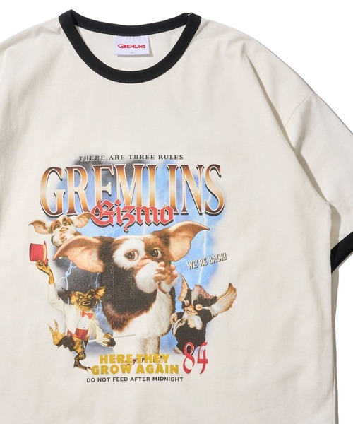 ADPOSION(アドポーション)の「【GREMLINS / グレムリン】ヴィンテージ風フォトプリントTシャツ(Tシャツ/カットソー・レディース・ブラック/ホワイト×ブラック/ホワイト/チャコールグレー・MEDIUM/LARGE/X-LARGE)」の3枚目の写真
