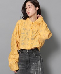 Anui | 【UNISEX/選べる着丈】ジャガードフラワーシャツ(シャツ/ブラウス)