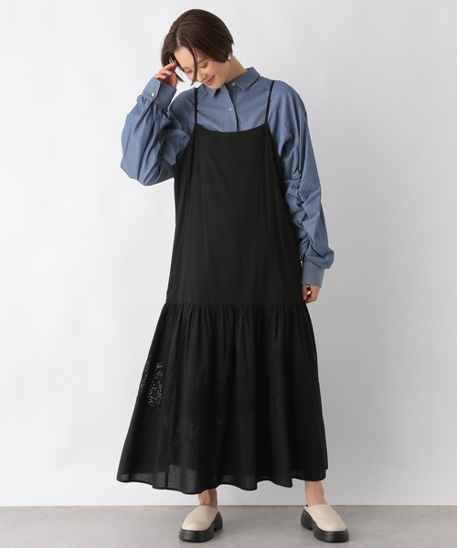 LEPSIM(レプシィム)の「袖シャーリングシャツ 104111(シャツ/ブラウス・レディース・ネイビー/ブルー/オフホワイト・FREE)」の15枚目の写真