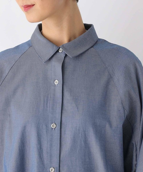 LEPSIM(レプシィム)の「袖シャーリングシャツ 104111(シャツ/ブラウス・レディース・ネイビー/ブルー/オフホワイト・FREE)」の21枚目の写真