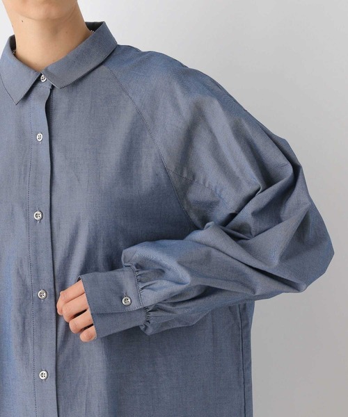 LEPSIM(レプシィム)の「袖シャーリングシャツ 104111(シャツ/ブラウス・レディース・ネイビー/ブルー/オフホワイト・FREE)」の22枚目の写真