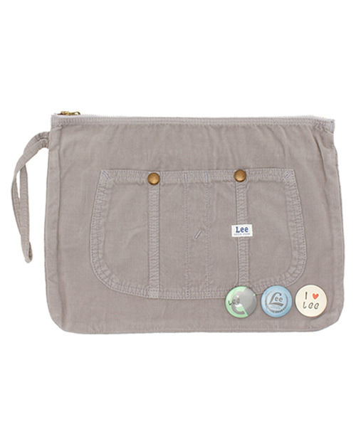 Lee（リー）の「【Lee×CIAOPANIC TYPY】リー別注コーデュロイクラッチ（クラッチバッグ・レディース・ブラック/ホワイト/ベージュ/グレー/ネイビー/ワインレッド/その他21・FREE）」の3枚目の写真