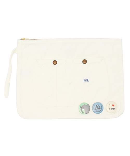 Lee（リー）の「【Lee×CIAOPANIC TYPY】リー別注コーデュロイクラッチ（クラッチバッグ・レディース・ブラック/ホワイト/ベージュ/グレー/ネイビー/ワインレッド/その他21・FREE）」の2枚目の写真