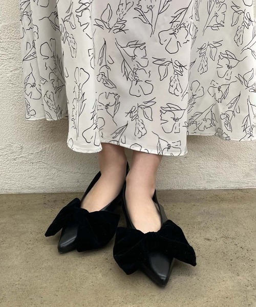 one after another NICE CLAUP(ワンアフターアナザーナイスクラップ)の「バックベルトリボンパンプス/ribbon collection(パンプス・レディース・ブラック/ブラック系その他/シルバー・L/M/S)」の18枚目の写真