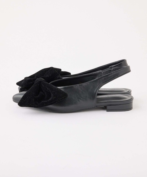 one after another NICE CLAUP(ワンアフターアナザーナイスクラップ)の「バックベルトリボンパンプス/ribbon collection(パンプス・レディース・ブラック/ブラック系その他/シルバー・L/M/S)」の12枚目の写真