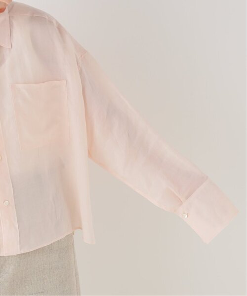 PLAGE 2024SS Ramie Cotton シャツ プラージュPlage 2024 Ramie Cotton シャツフリーサイズ