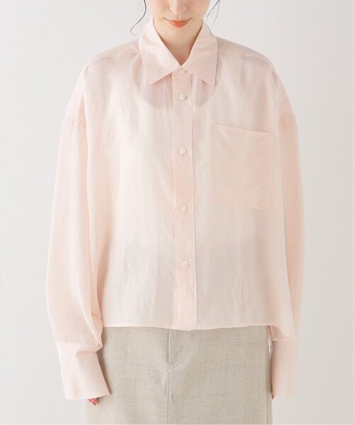 plage（プラージュ）の「《追加》RAMIE LYOCELL WIDE シャツ（シャツ/ブラウス・レディース・ピンク/ホワイト・FREE）」の20枚目の写真