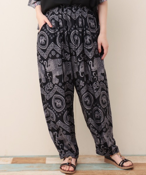 チチカカ(チチカカ)の「タイ柄バルーンパンツ(その他パンツ・レディース・ブラック/ブラウン/ネイビー・MEDIUM/LARGE)」の22枚目の写真