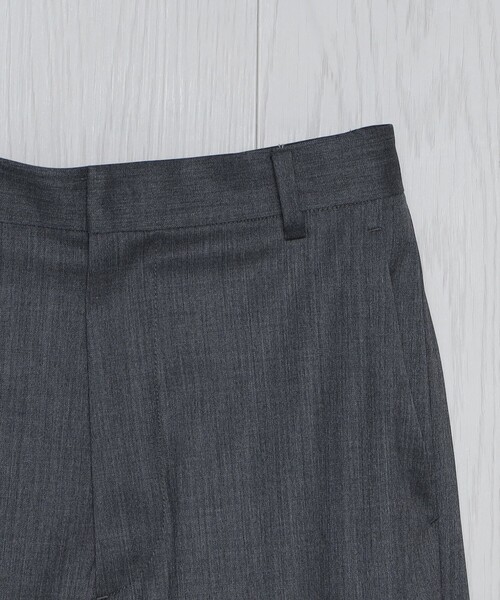 H BEAUTY&YOUTH ツイルフレアパンツ グレー S H BEAUTY&YOUTH UNITED ARROWS（エイチビューティーアンドユース