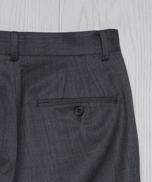 H BEAUTY&YOUTH ツイルフレアパンツ グレー S H BEAUTY&YOUTH UNITED ARROWS（エイチビューティーアンドユース