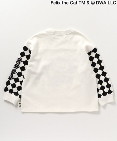 Tシャツ・カットソー TWIN CAT FACE HAFE TEE(2 COLOR) セール】【フィリックス・ザ・キャット】2柄2色Tシャツ（Tシャツ