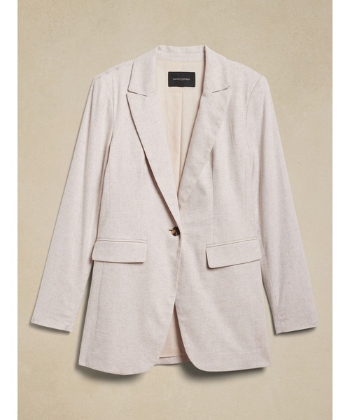 バナナリパブリック【美品】テーラードジャケット リネン100% BANANA REPUBLIC FACTORY STORE（バナナリパブリック
