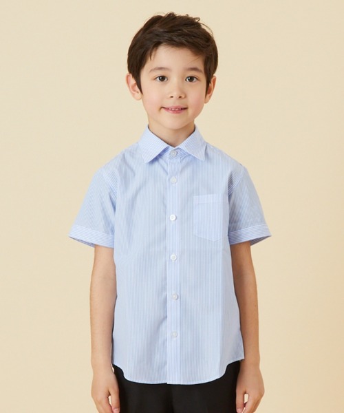 卒入学式】MOUN TEN. ベージュシャツ ブラックパンツ セット売り140