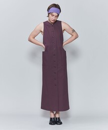 6（ロク）の「＜6(ROKU)＞コットン シルク ワンピース（ワンピース