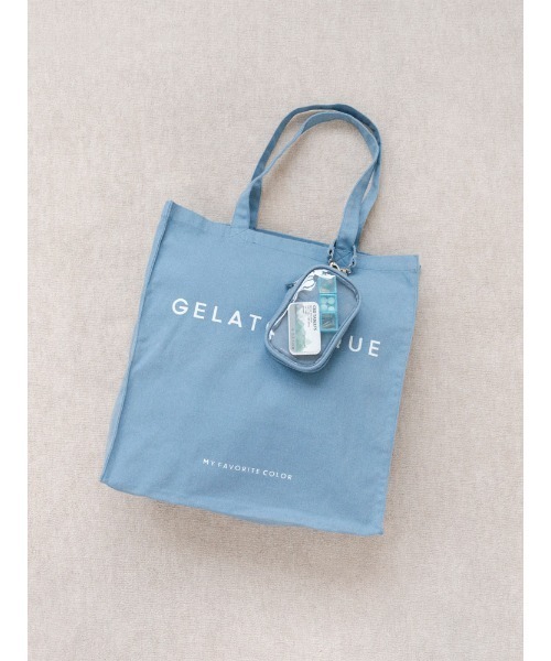 gelato pique(ジェラートピケ)の「【ラッピング済み】ホビートートバッグ&キャリーポーチSET(トートバッグ・レディース・レッド/ピンク/パープル/ブラック/オフホワイト/グリーン/ブルー/イエロー・FREE)」の15枚目の写真