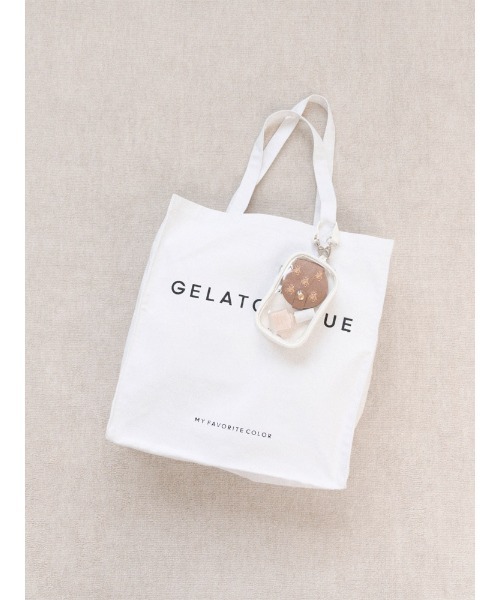 gelato pique(ジェラートピケ)の「【ラッピング済み】ホビートートバッグ&キャリーポーチSET(トートバッグ・レディース・レッド/ピンク/パープル/ブラック/オフホワイト/グリーン/ブルー/イエロー・FREE)」の17枚目の写真