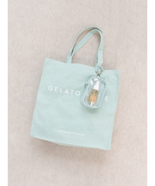 gelato pique(ジェラートピケ)の「【ラッピング済み】ホビートートバッグ&キャリーポーチSET(トートバッグ・レディース・レッド/ピンク/パープル/ブラック/オフホワイト/グリーン/ブルー/イエロー・FREE)」の19枚目の写真