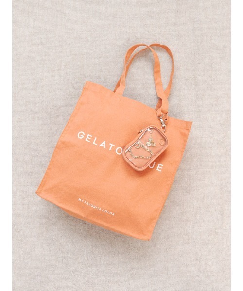 gelato pique(ジェラートピケ)の「【ラッピング済み】ホビートートバッグ&キャリーポーチSET(トートバッグ・レディース・レッド/ピンク/パープル/ブラック/オフホワイト/グリーン/ブルー/イエロー・FREE)」の20枚目の写真