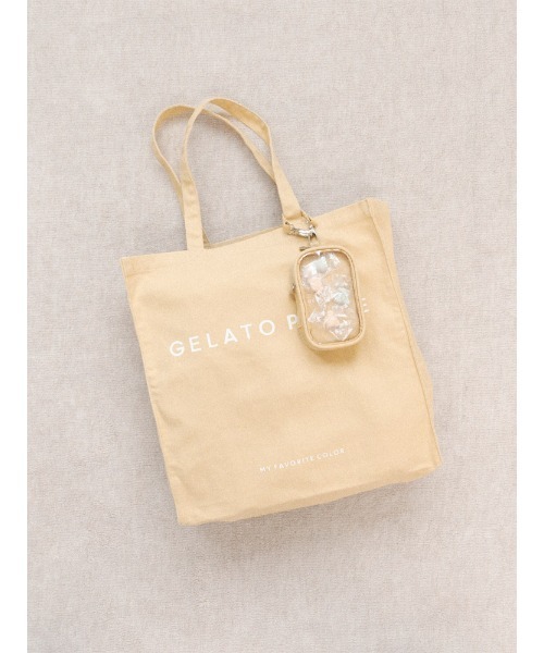 gelato pique(ジェラートピケ)の「【ラッピング済み】ホビートートバッグ&キャリーポーチSET(トートバッグ・レディース・レッド/ピンク/パープル/ブラック/オフホワイト/グリーン/ブルー/イエロー・FREE)」の21枚目の写真