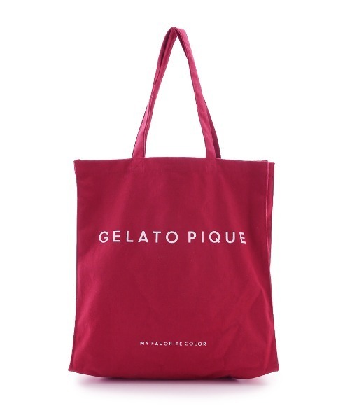 gelato pique(ジェラートピケ)の「【ラッピング済み】ホビートートバッグ&キャリーポーチSET(トートバッグ・レディース・レッド/ピンク/パープル/ブラック/オフホワイト/グリーン/ブルー/イエロー・FREE)」の22枚目の写真