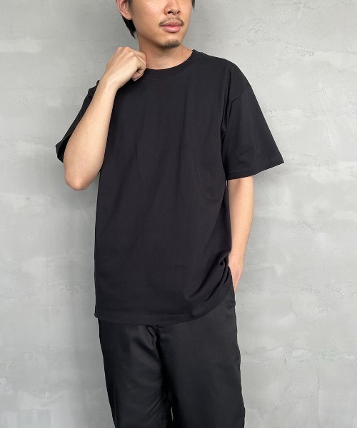 HANES（ヘインズ）の「【WEB限定】[HANES/ヘインズ] BEEFY ショートスリーブパックTシャツ（Tシャツ/カットソー・レディース・ブラック/オリーブ/ライトベージュ/グレー/ダークグリーン/ホワイト/レッド/ダークグレー/ネイビー/パープル・XS/S/M/L/XL）」の20枚目の写真