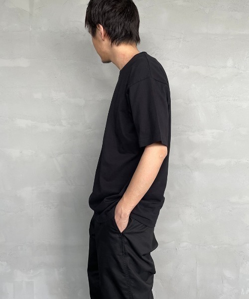 HANES（ヘインズ）の「【WEB限定】[HANES/ヘインズ] BEEFY ショートスリーブパックTシャツ（Tシャツ/カットソー・レディース・ブラック/オリーブ/ライトベージュ/グレー/ダークグリーン/ホワイト/レッド/ダークグレー/ネイビー/パープル・XS/S/M/L/XL）」の21枚目の写真