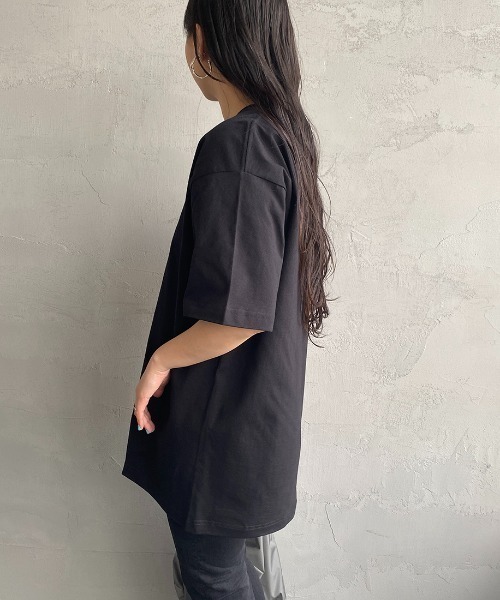 HANES（ヘインズ）の「【WEB限定】[HANES/ヘインズ] BEEFY ショートスリーブパックTシャツ（Tシャツ/カットソー・レディース・ブラック/オリーブ/ライトベージュ/グレー/ダークグリーン/ホワイト/レッド/ダークグレー/ネイビー/パープル・XS/S/M/L/XL）」の16枚目の写真