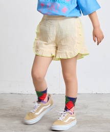 Wガーゼフリルキュロットパンツ(80~150cm)