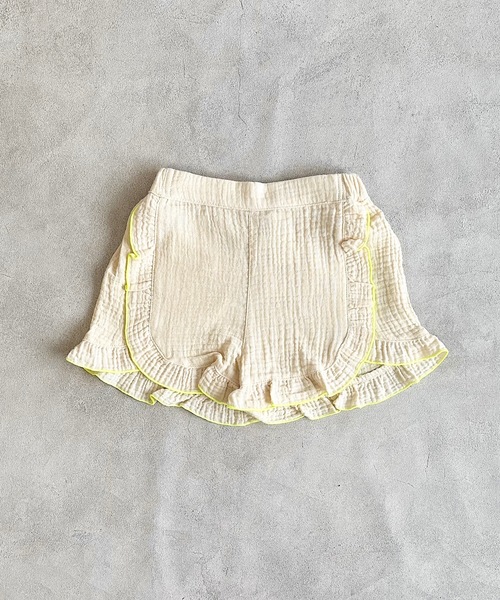 CALMIA(カルミア)の「Wガーゼフリルキュロットパンツ(80~150cm)(その他パンツ・キッズ・ライトブルー/ラベンダー/レッド/オフホワイト・150/140/130/120/110/100/90/80)」の15枚目の写真