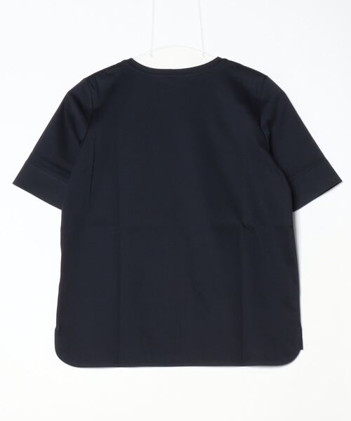 BROOKS BROTHERS(ブルックスブラザーズ)の「コットンスムース サイドスリット Tシャツ(Tシャツ/カットソー・レディース・ネイビー/ホワイト・MEDIUM/SMALL/X-SMALL/LARGE)」の5枚目の写真