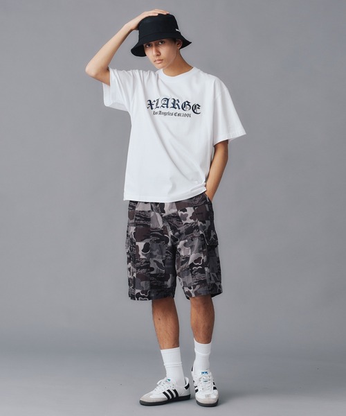 XLARGE(エクストララージ)の「OLD ENGLISH LOGO S/S TEE(Tシャツ/カットソー・メンズ・ブラック/ホワイト/ネイビー・S/M/L/XL)」の10枚目の写真
