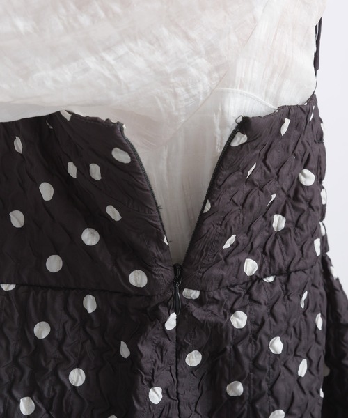 PICCIN（ピッチン）の「サッカードットキャミソール（キャミソール・レディース・ブラック/オフホワイト・M）」の19枚目の写真