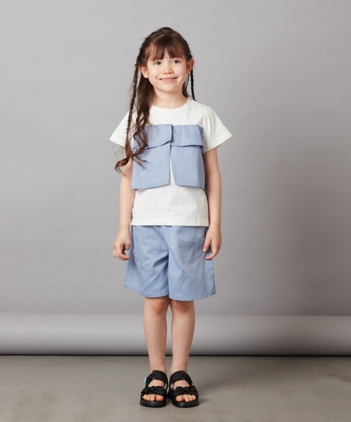 a.v.v（アーヴェヴェ）の「[17-23cm]リボン付きスポーツサンダル[WEB限定サイズ]（サンダル・キッズ・ダークインディゴブルー/カーキ/ブラック・17/18/19/20/21/22/23）」の8枚目の写真