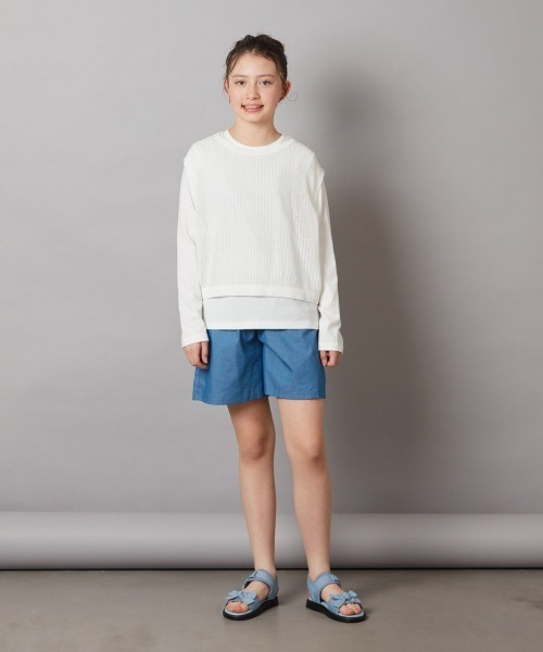 a.v.v（アーヴェヴェ）の「[17-23cm]リボン付きスポーツサンダル[WEB限定サイズ]（サンダル・キッズ・ダークインディゴブルー/カーキ/ブラック・17/18/19/20/21/22/23）」の22枚目の写真