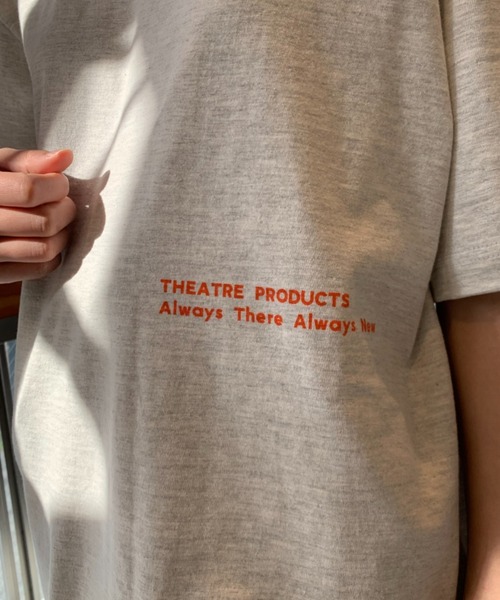 THEATRE PRODUCTS（シアタープロダクツ）の「マニフェストプリント半袖Tシャツ（Tシャツ/カットソー・レディース・チャコール/ホワイト/ナチュラル・FREE）」の17枚目の写真
