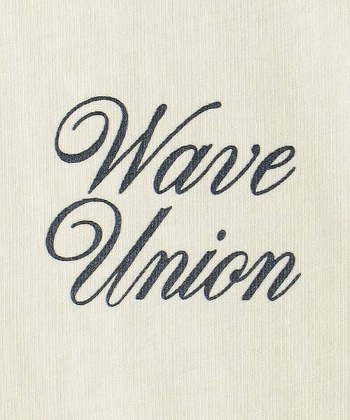 WAVE UNION(ウェーブユニオン)の「【別注】<WAVE UNION>フットボール ロゴ Tシャツ(Tシャツ/カットソー・レディース・オフホワイト・FREE)」の12枚目の写真