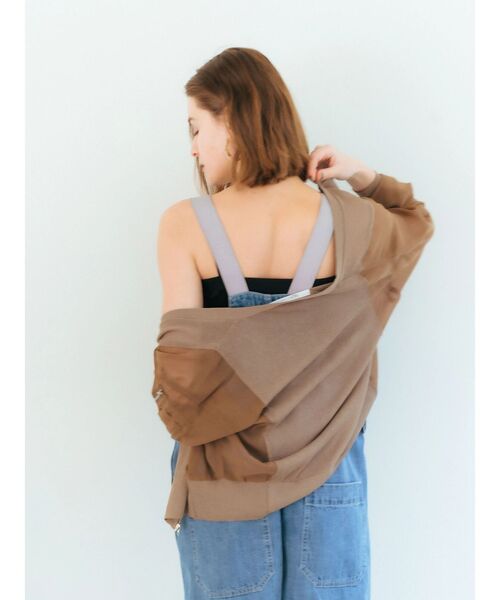 【セール】綿麻デニムサロペット（サロペット/オーバーオール）｜Editt by YECCA VECCA（エディットバイイェッカヴェッカ）