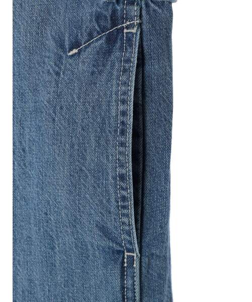 Editt by YECCA VECCA（エディットバイイェッカヴェッカ）の「綿麻デニムサロペット（サロペット/オーバーオール・レディース・ライトインディゴブルー/インディゴブルー・FREE）」の15枚目の写真