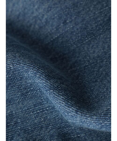 Editt by YECCA VECCA（エディットバイイェッカヴェッカ）の「綿麻デニムサロペット（サロペット/オーバーオール・レディース・ライトインディゴブルー/インディゴブルー・FREE）」の8枚目の写真