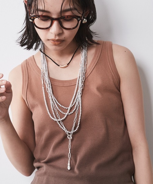 CHIC STYLE(シックスタイル)の「 段染めタンクトップ <大きいサイズ有>シックスタイル(キャミソール・レディース・グリーン系/ブラウン系/パープル系・3L/LL/L/M/5L/4L)」の2枚目の写真