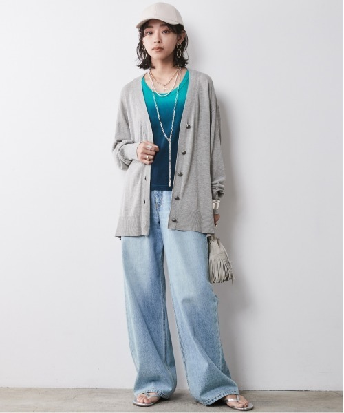 CHIC STYLE(シックスタイル)の「 段染めタンクトップ <大きいサイズ有>シックスタイル(キャミソール・レディース・グリーン系/ブラウン系/パープル系・3L/LL/L/M/5L/4L)」の7枚目の写真